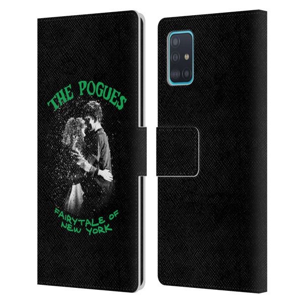 The Pogues Graphics Fairytale Of The New York Leather Book Wallet Case Cover For Samsung Galaxy A51 (2019)