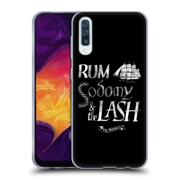 The Pogues Graphics Rum Sodony & The Lash Soft Gel Case for Samsung Galaxy A50/A30s (2019)