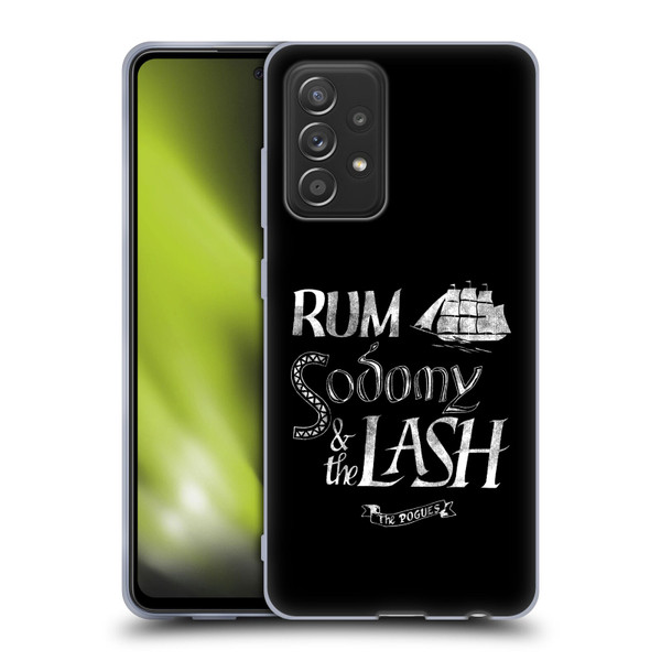 The Pogues Graphics Rum Sodony & The Lash Soft Gel Case for Samsung Galaxy A52 / A52s / 5G (2021)