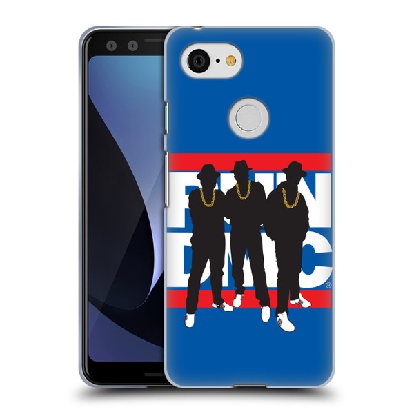 Run-D.M.C. Key Art Silhouette Soft Gel Case for Google Pixel 3