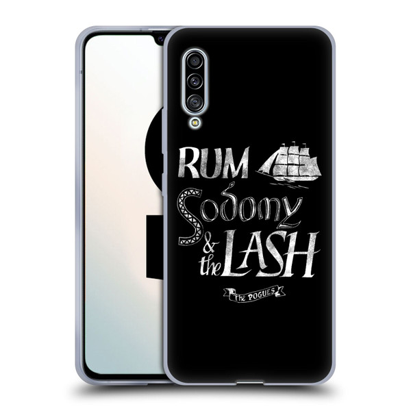 The Pogues Graphics Rum Sodony & The Lash Soft Gel Case for Samsung Galaxy A90 5G (2019)