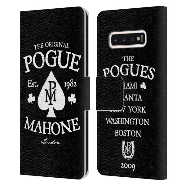 The Pogues Graphics Mahone Leather Book Wallet Case Cover For Samsung Galaxy S10