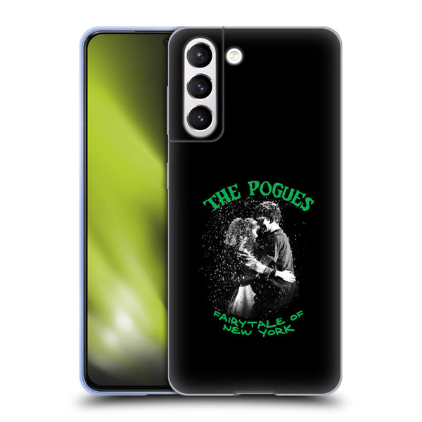 The Pogues Graphics Fairytale Of The New York Soft Gel Case for Samsung Galaxy S21 5G