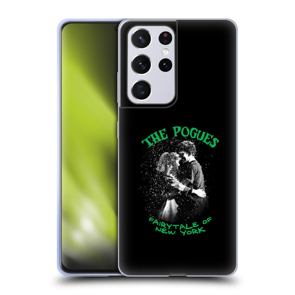 The Pogues Graphics Fairytale Of The New York Soft Gel Case for Samsung Galaxy S21 Ultra 5G
