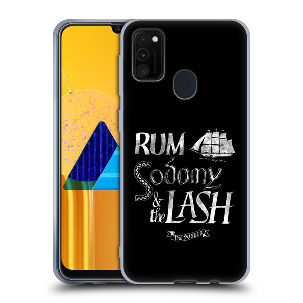 The Pogues Graphics Rum Sodony & The Lash Soft Gel Case for Samsung Galaxy M30s (2019)/M21 (2020)