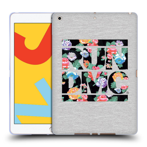 Run-D.M.C. Key Art Floral Soft Gel Case for Apple iPad 10.2 2019/2020/2021