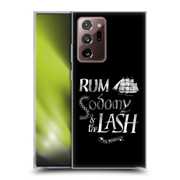 The Pogues Graphics Rum Sodony & The Lash Soft Gel Case for Samsung Galaxy Note20 Ultra / 5G
