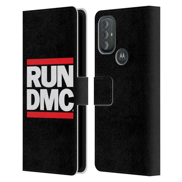 Run-D.M.C. Key Art Logo Leather Book Wallet Case Cover For Motorola Moto G10 / Moto G20 / Moto G30