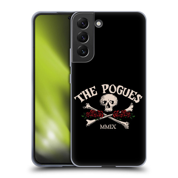 The Pogues Graphics Skull Soft Gel Case for Samsung Galaxy S22+ 5G