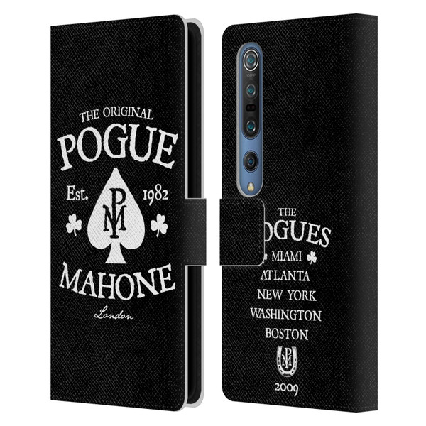 The Pogues Graphics Mahone Leather Book Wallet Case Cover For Xiaomi Mi 10 5G / Mi 10 Pro 5G