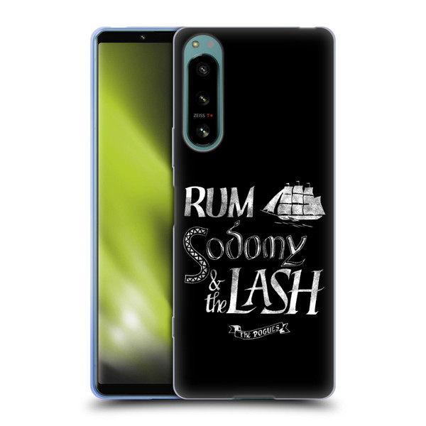 The Pogues Graphics Rum Sodony & The Lash Soft Gel Case for Sony Xperia 5 IV
