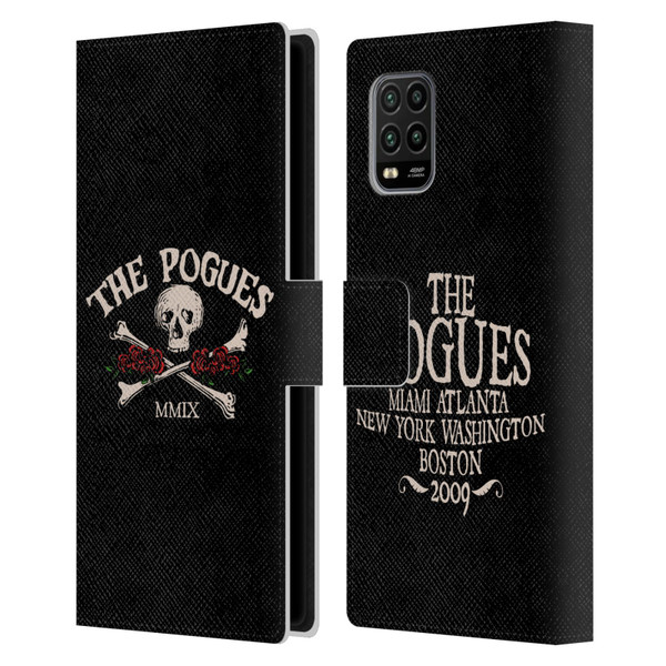 The Pogues Graphics Skull Leather Book Wallet Case Cover For Xiaomi Mi 10 Lite 5G