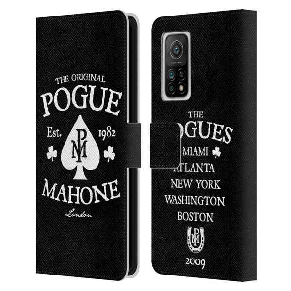 The Pogues Graphics Mahone Leather Book Wallet Case Cover For Xiaomi Mi 10T 5G
