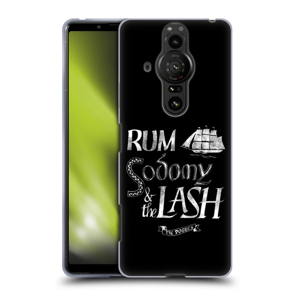 The Pogues Graphics Rum Sodony & The Lash Soft Gel Case for Sony Xperia Pro-I