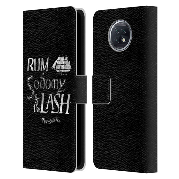 The Pogues Graphics Rum Sodony & The Lash Leather Book Wallet Case Cover For Xiaomi Redmi Note 9T 5G