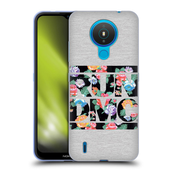 Run-D.M.C. Key Art Floral Soft Gel Case for Nokia 1.4