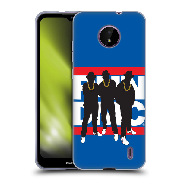 Run-D.M.C. Key Art Silhouette Soft Gel Case for Nokia C10 / C20
