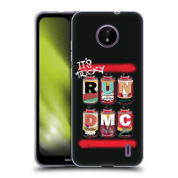 Run-D.M.C. Key Art Spray Cans Soft Gel Case for Nokia C10 / C20