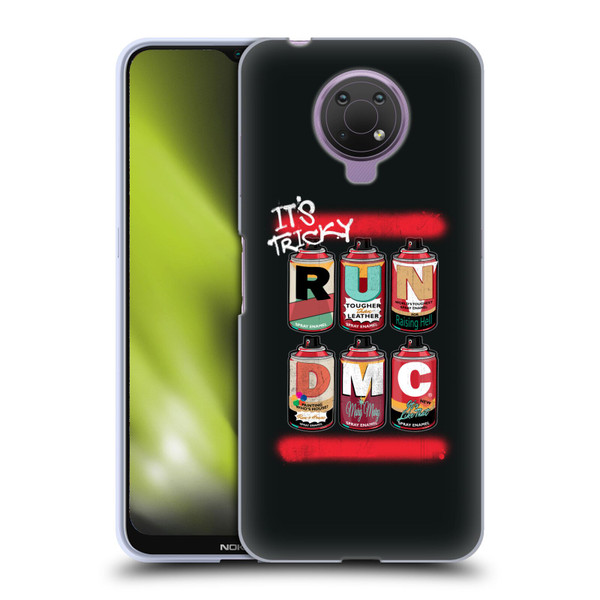 Run-D.M.C. Key Art Spray Cans Soft Gel Case for Nokia G10