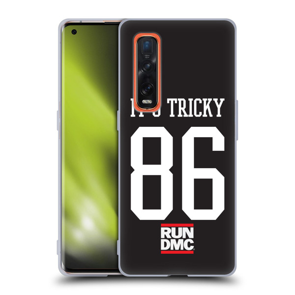 Run-D.M.C. Key Art It's Tricky Soft Gel Case for OPPO Find X2 Pro 5G