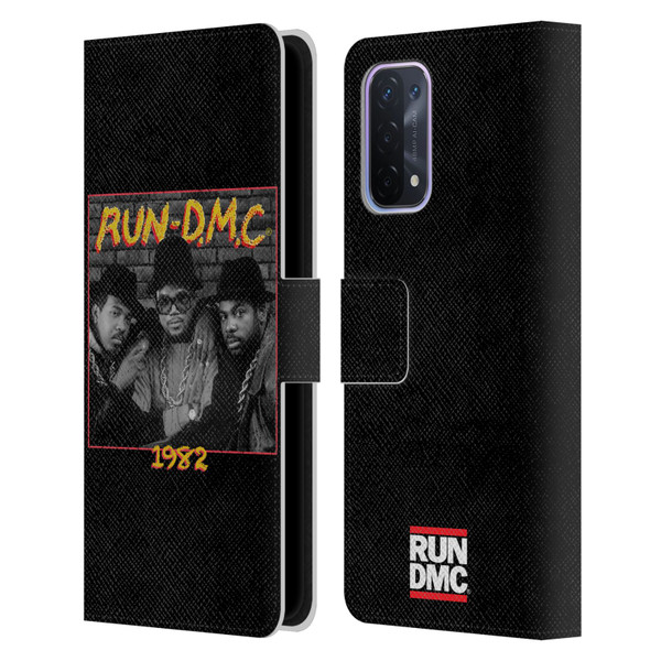 Run-D.M.C. Key Art Photo 1982 Leather Book Wallet Case Cover For OPPO A54 5G