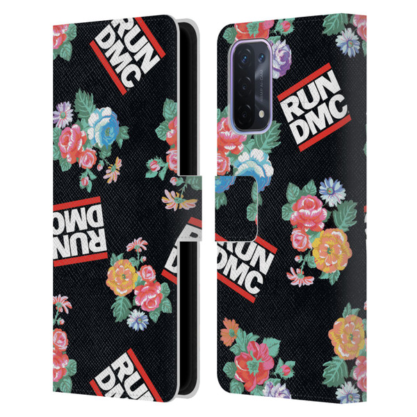 Run-D.M.C. Key Art Pattern Leather Book Wallet Case Cover For OPPO A54 5G