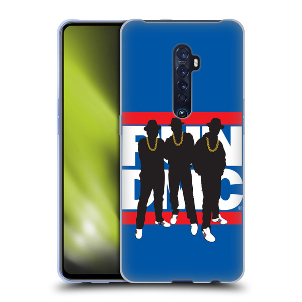 Run-D.M.C. Key Art Silhouette Soft Gel Case for OPPO Reno 2