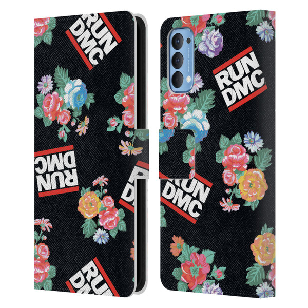 Run-D.M.C. Key Art Pattern Leather Book Wallet Case Cover For OPPO Reno 4 5G