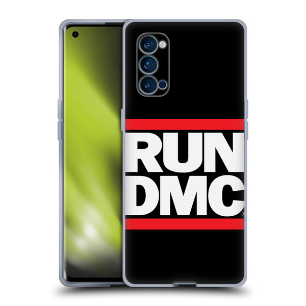Run-D.M.C. Key Art Logo Soft Gel Case for OPPO Reno 4 Pro 5G