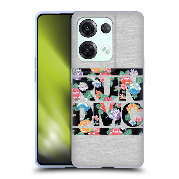 Run-D.M.C. Key Art Floral Soft Gel Case for OPPO Reno8 Pro
