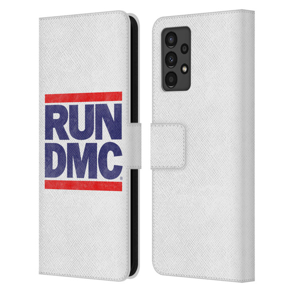 Run-D.M.C. Key Art Silhouette USA Leather Book Wallet Case Cover For Samsung Galaxy A13 (2022)