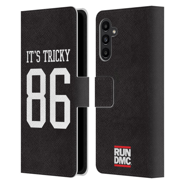 Run-D.M.C. Key Art It's Tricky Leather Book Wallet Case Cover For Samsung Galaxy A13 5G (2021)