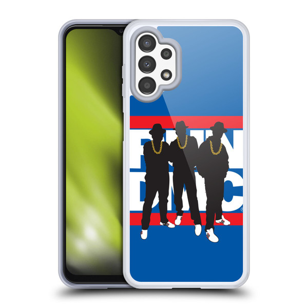 Run-D.M.C. Key Art Silhouette Soft Gel Case for Samsung Galaxy A13 (2022)