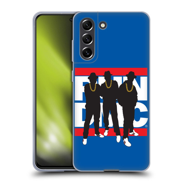 Run-D.M.C. Key Art Silhouette Soft Gel Case for Samsung Galaxy S21 FE 5G