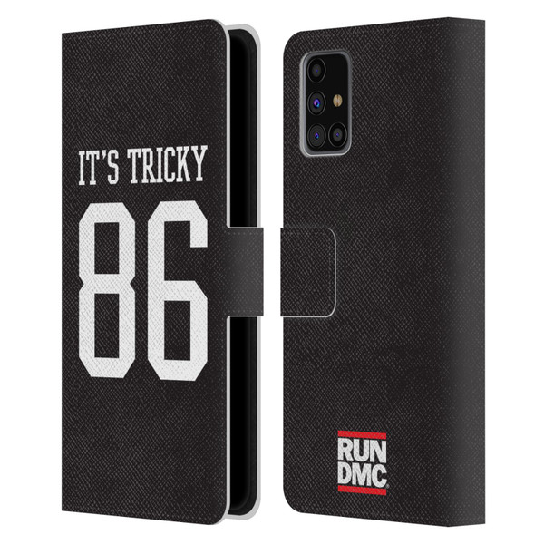 Run-D.M.C. Key Art It's Tricky Leather Book Wallet Case Cover For Samsung Galaxy M31s (2020)