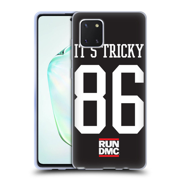 Run-D.M.C. Key Art It's Tricky Soft Gel Case for Samsung Galaxy Note10 Lite