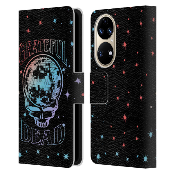 Grateful Dead Trends Skull Logo Leather Book Wallet Case Cover For Huawei P50