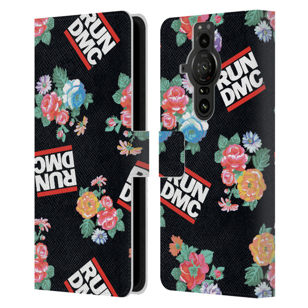 Run-D.M.C. Key Art Pattern Leather Book Wallet Case Cover For Sony Xperia Pro-I