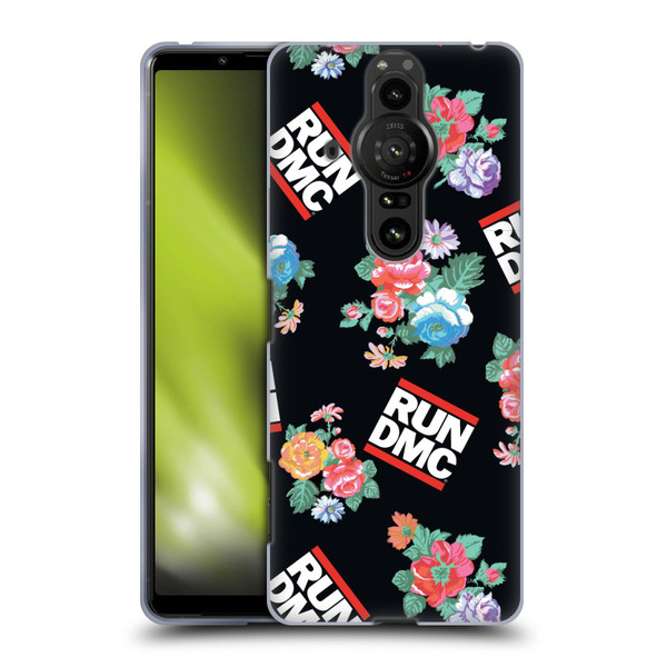 Run-D.M.C. Key Art Pattern Soft Gel Case for Sony Xperia Pro-I