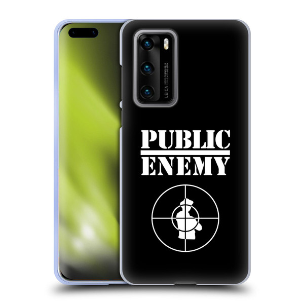 Public Enemy Graphics Logo Soft Gel Case for Huawei P40 5G