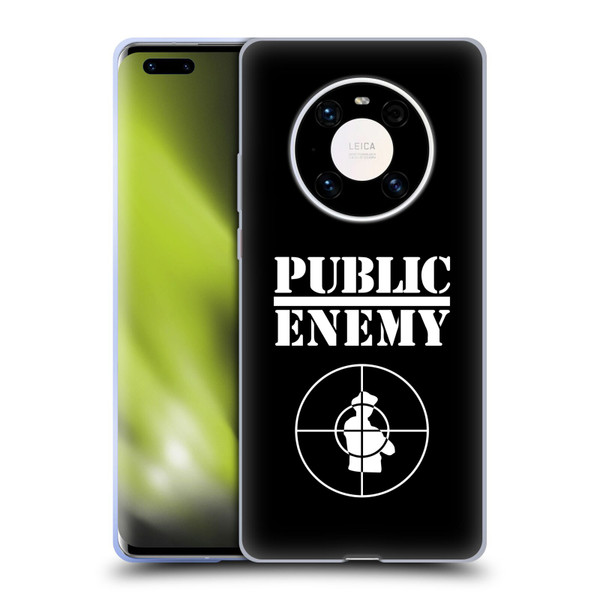 Public Enemy Graphics Logo Soft Gel Case for Huawei Mate 40 Pro 5G