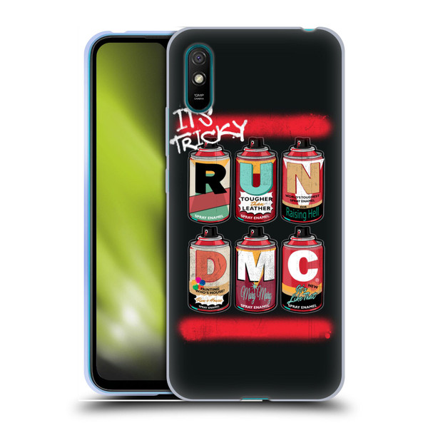 Run-D.M.C. Key Art Spray Cans Soft Gel Case for Xiaomi Redmi 9A / Redmi 9AT