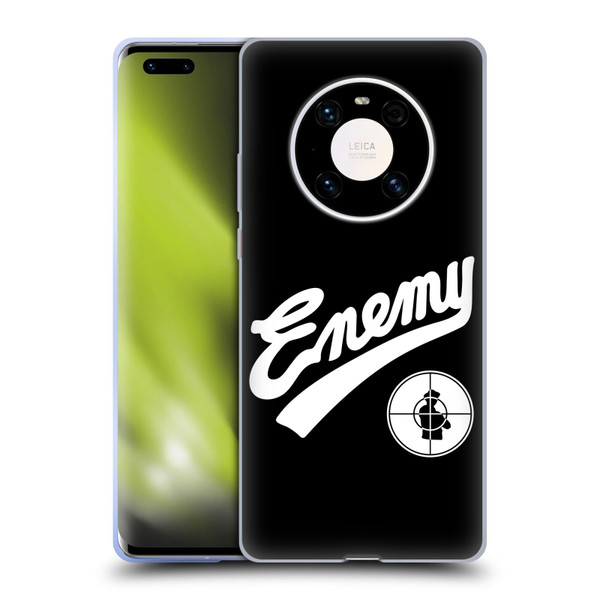 Public Enemy Graphics Logotype Soft Gel Case for Huawei Mate 40 Pro 5G
