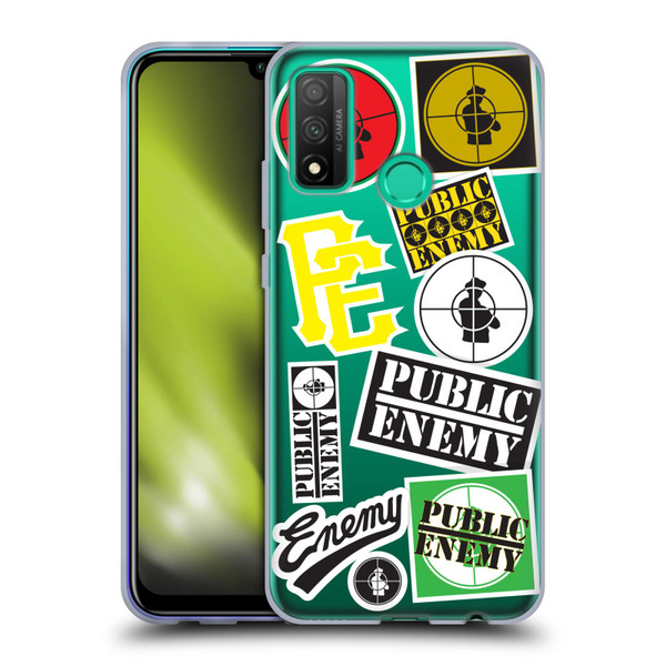 Public Enemy Graphics Collage Soft Gel Case for Huawei P Smart (2020)