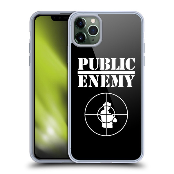 Public Enemy Graphics Logo Soft Gel Case for Apple iPhone 11 Pro Max