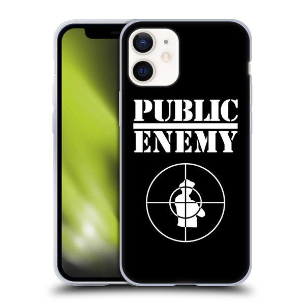 Public Enemy Graphics Logo Soft Gel Case for Apple iPhone 12 Mini