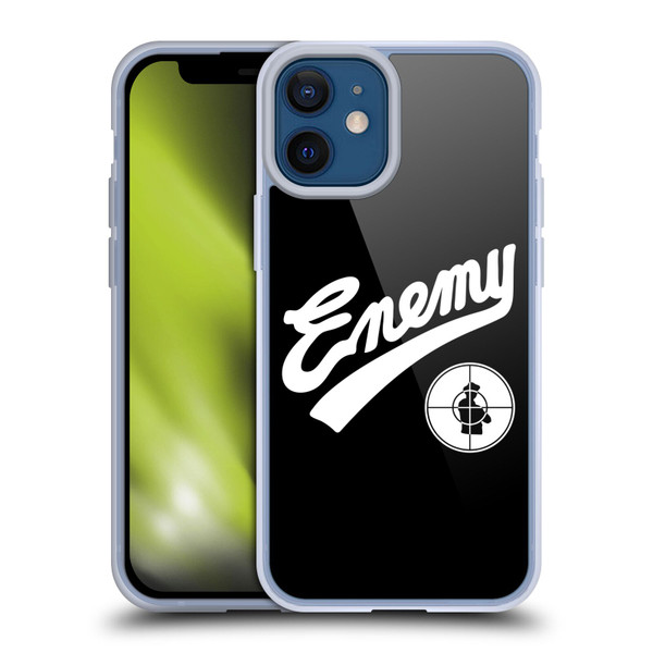 Public Enemy Graphics Logotype Soft Gel Case for Apple iPhone 12 Mini