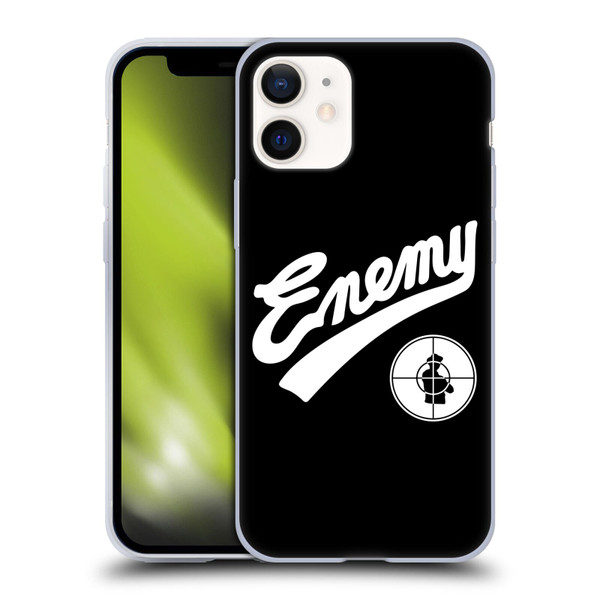 Public Enemy Graphics Logotype Soft Gel Case for Apple iPhone 12 Mini