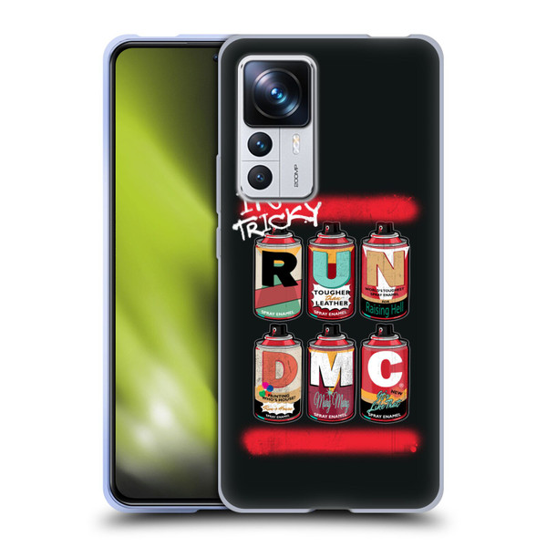 Run-D.M.C. Key Art Spray Cans Soft Gel Case for Xiaomi 12T Pro