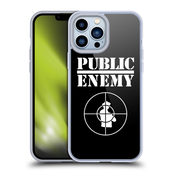 Public Enemy Graphics Logo Soft Gel Case for Apple iPhone 13 Pro Max